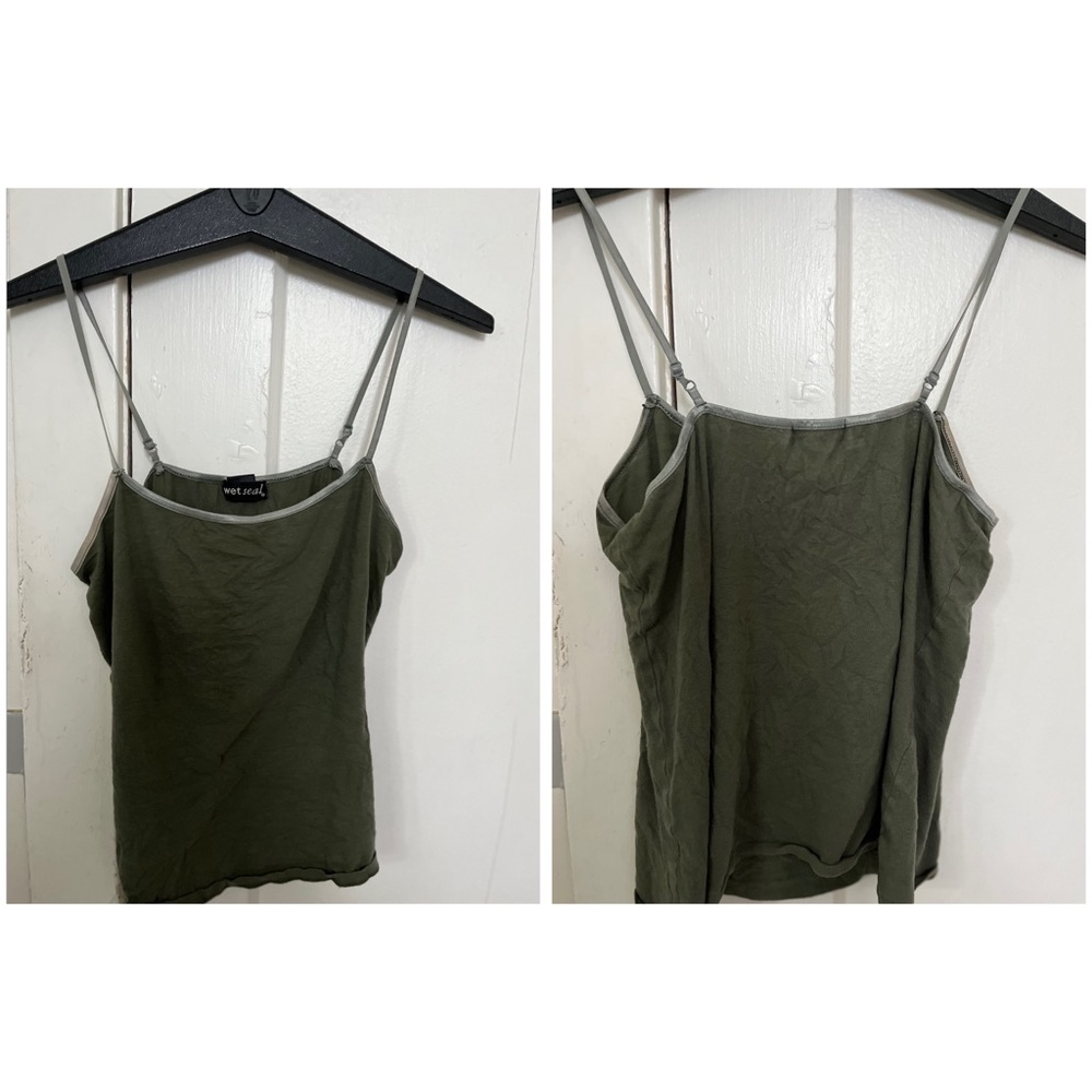 Wet Seal olive green tanktop